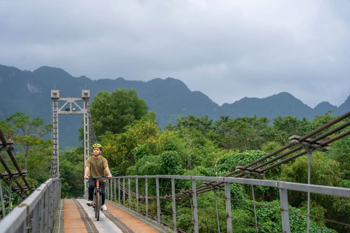 Cycling around Phong Nha is a wonderful way to experience nature and the peaceful atmosphere