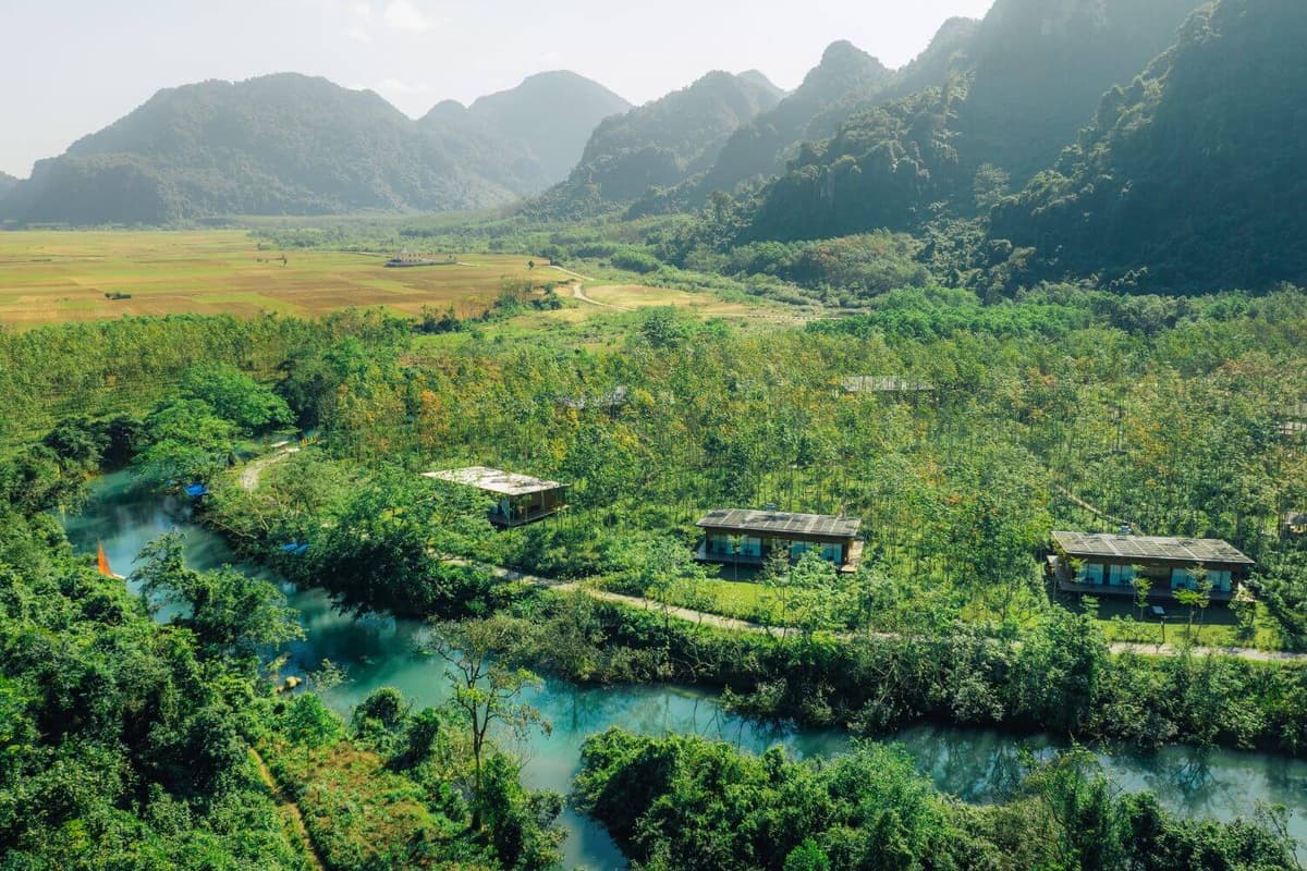 Travelers staying at Blue Diamond Retreat can book tours to explore Phong Nha, including Mooc Spring